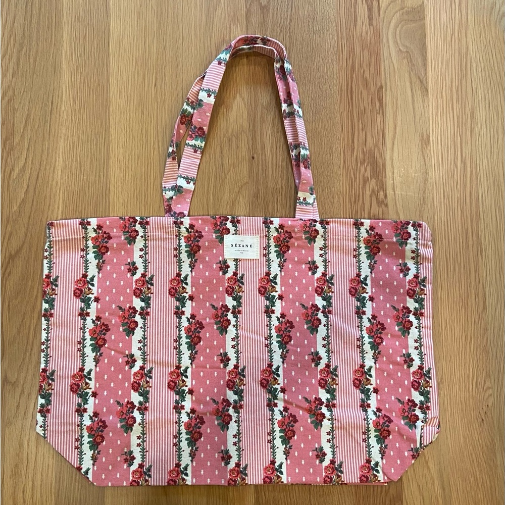 Sezane Floral Tote
